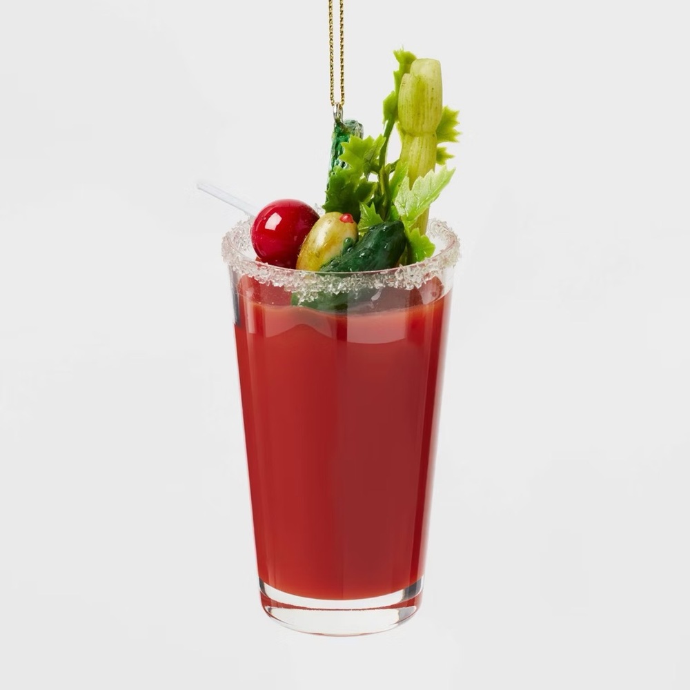Wondershop Red Holiday Cocktail Ornament